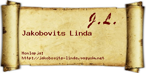 Jakobovits Linda névjegykártya